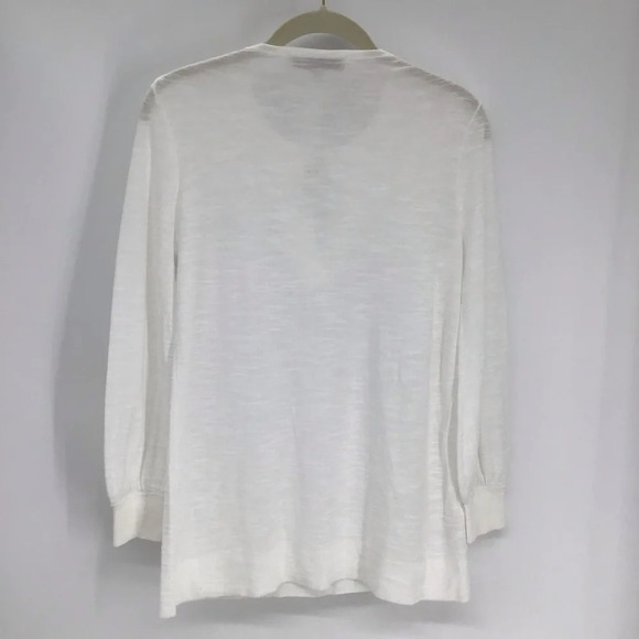 Loft Women’s Tunic Blouse Tie Cotton Lightweight Layer Top/Blouse NWT Size XS - Picture 2 of 7